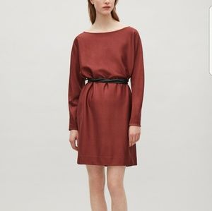 Oversized Rust Dress