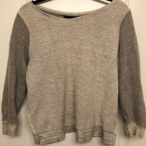 Back cross over sweater