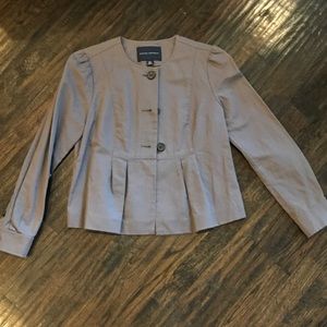 NEW NWT Banana Republic Linen Blend Cropped Blazer