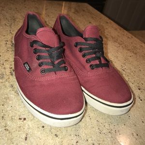 Maroon Vans