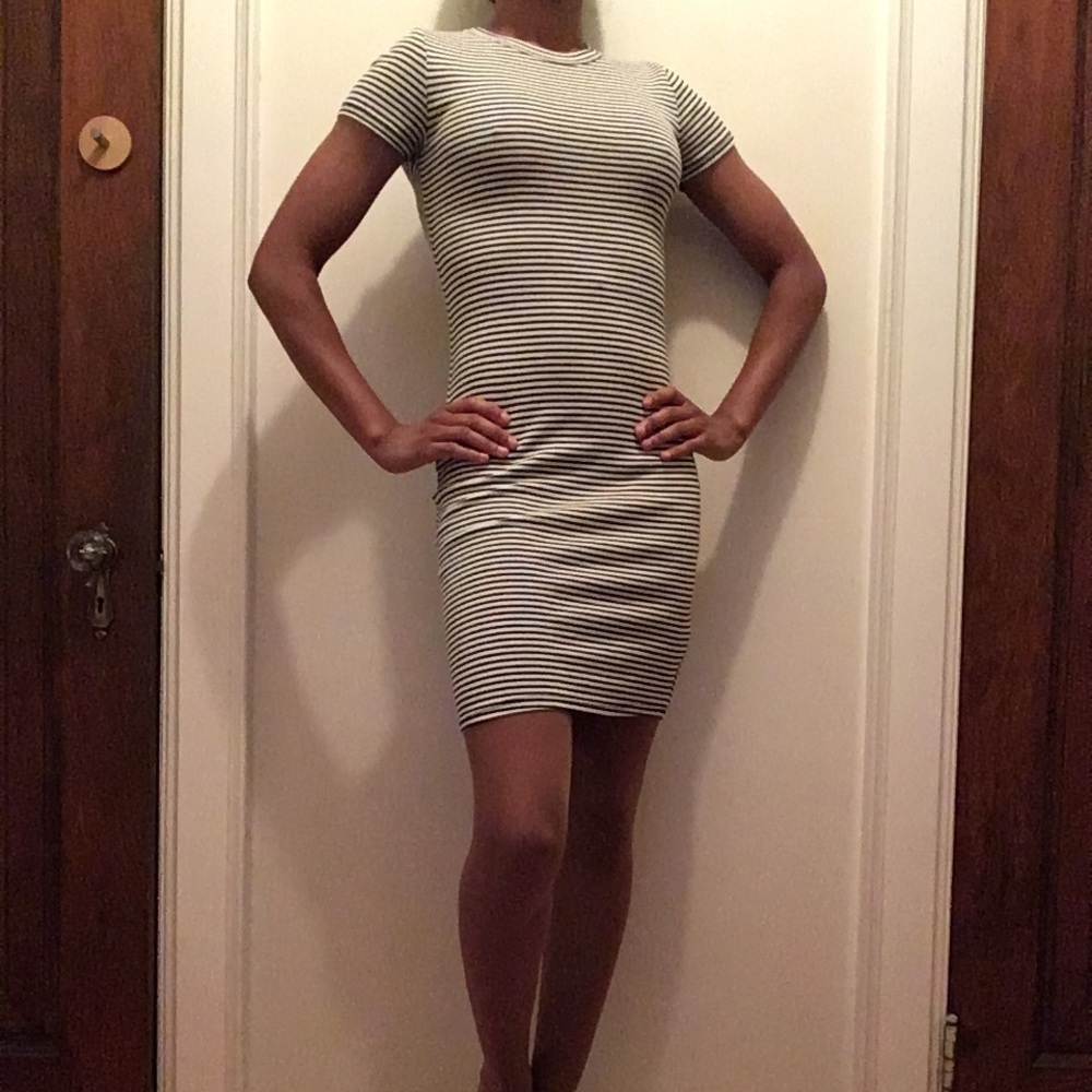 Soprano Bodycon Striped Dress