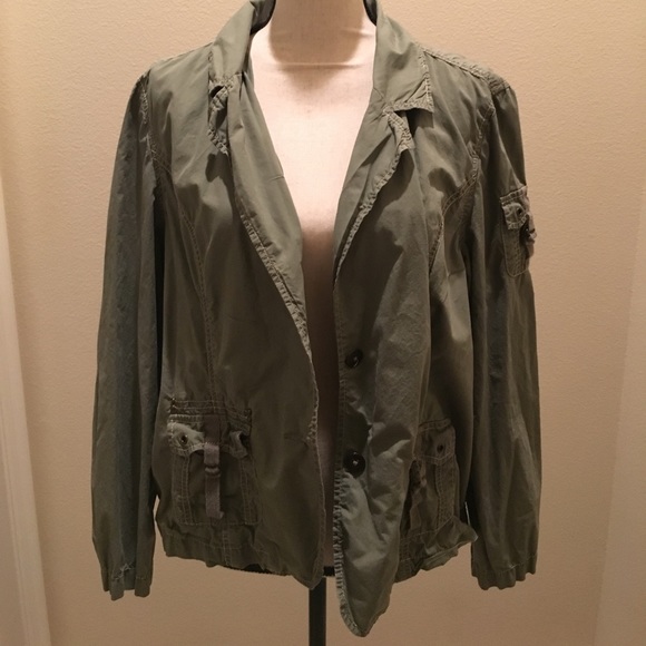 Chico's Jackets & Blazers - Chico’s army green jacket
