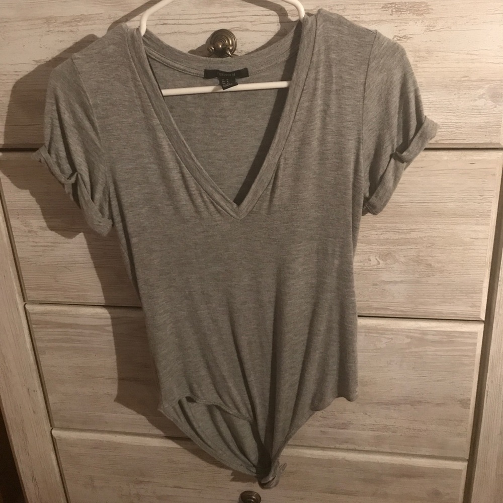 Grey bodysuit