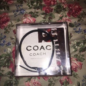 Coach leather dog collar NIB