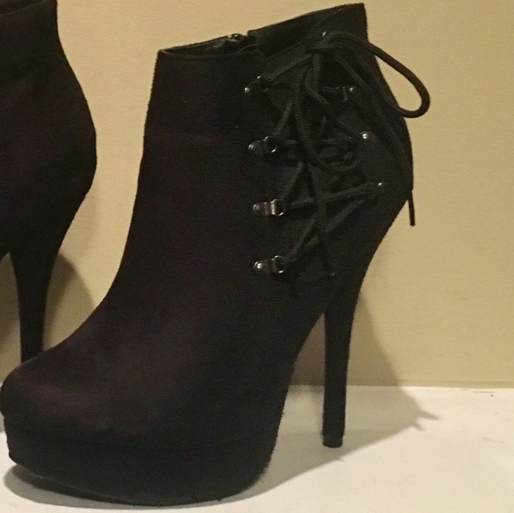 Black Heel Booties