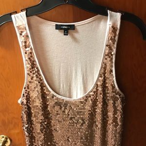 EXPRESS small sequin tank top