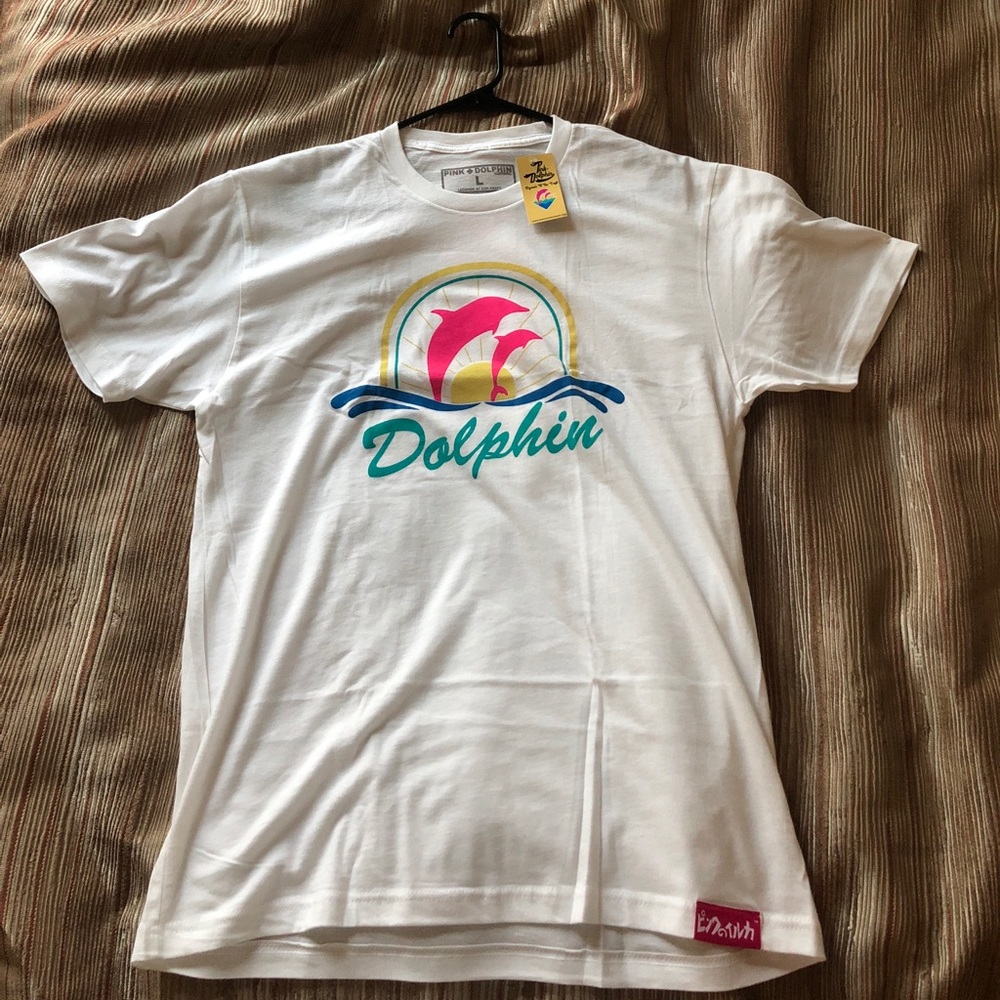 Pink Dolphin T-shirt Large