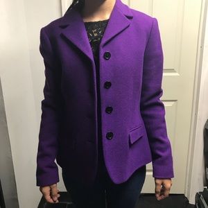 Purple wool blazer brand new Ralph Lauren