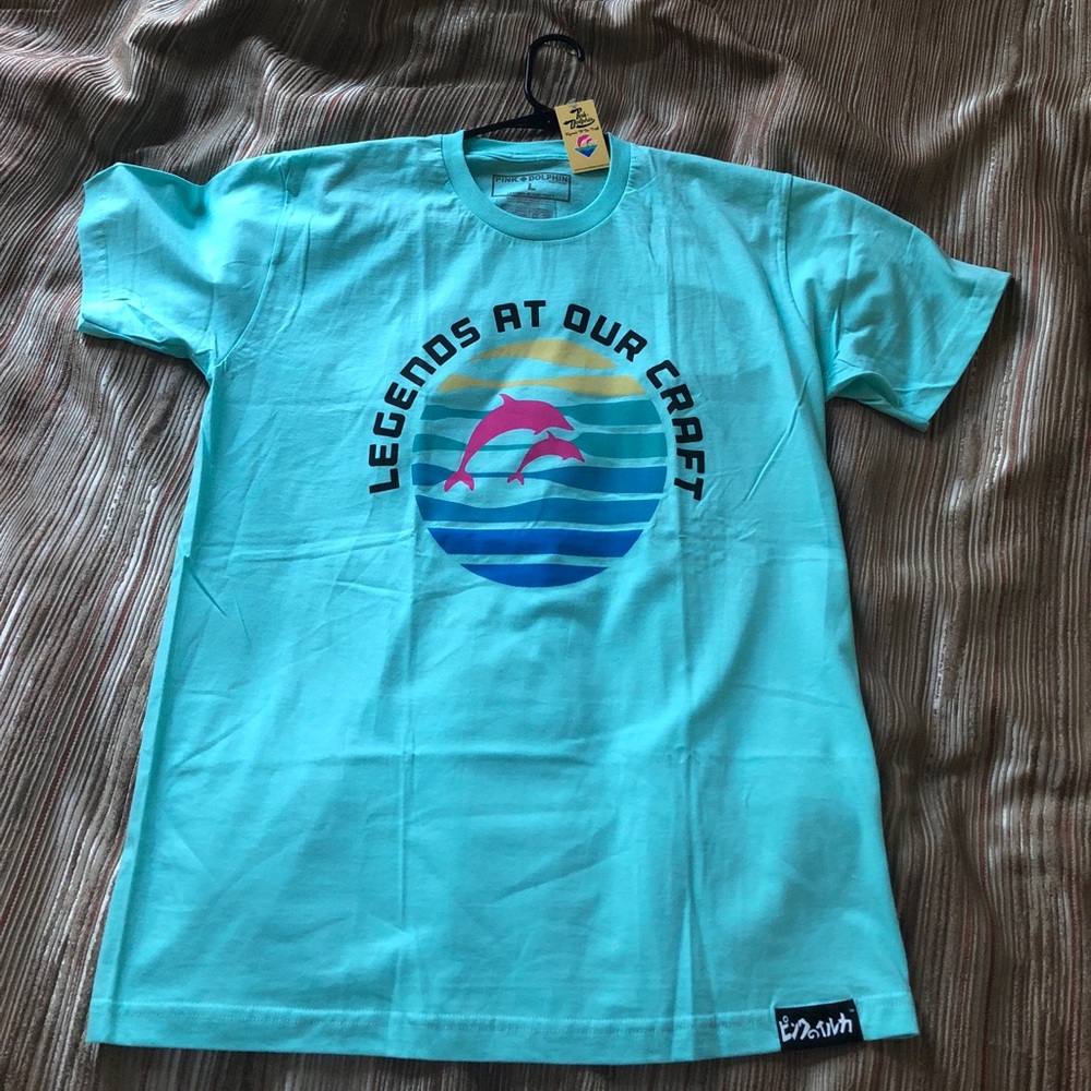 Pink Dolphin T-shirt Large