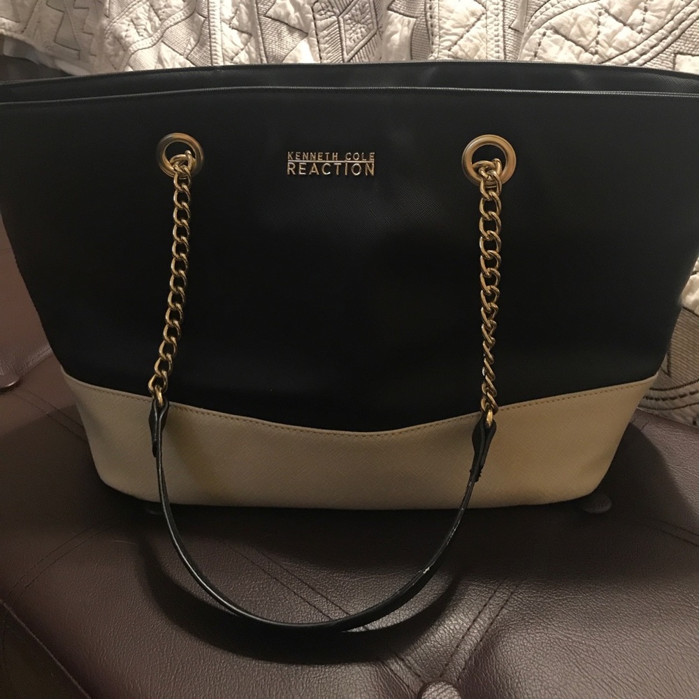 Black and Tan Kenneth Cole Reaction Handbag