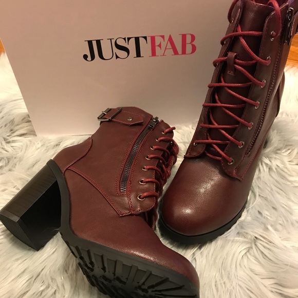 justfab combat boots