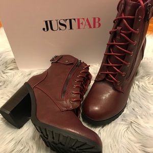 🔥 BRAND NEW W ORIGINAL BOX 🔥 Justfab combat boot
