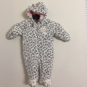Little Wonders cozy footed and hooded outwear