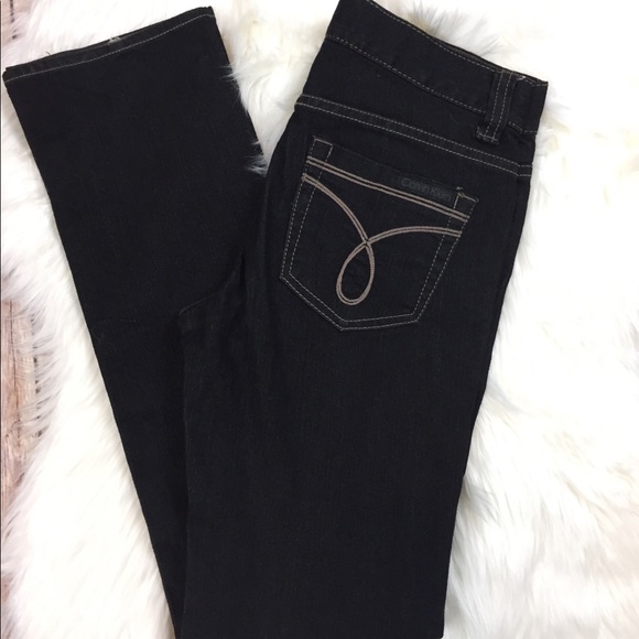 Calvin Klein | Skinny Jeans Dark Wash Size 26 2 - Picture 4 of 7