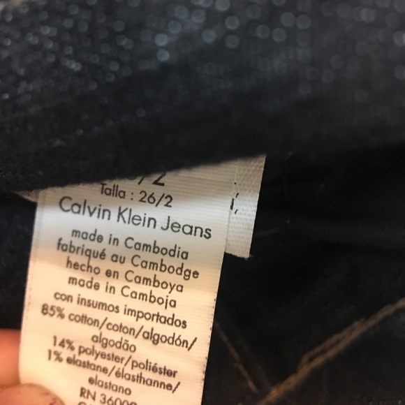 Calvin Klein | Skinny Jeans Dark Wash Size 26 2 - Picture 7 of 7