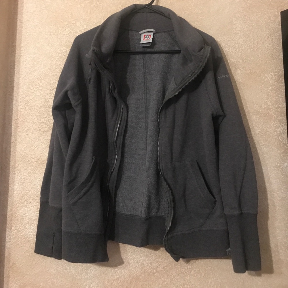 Avalanche gray zip up jacket