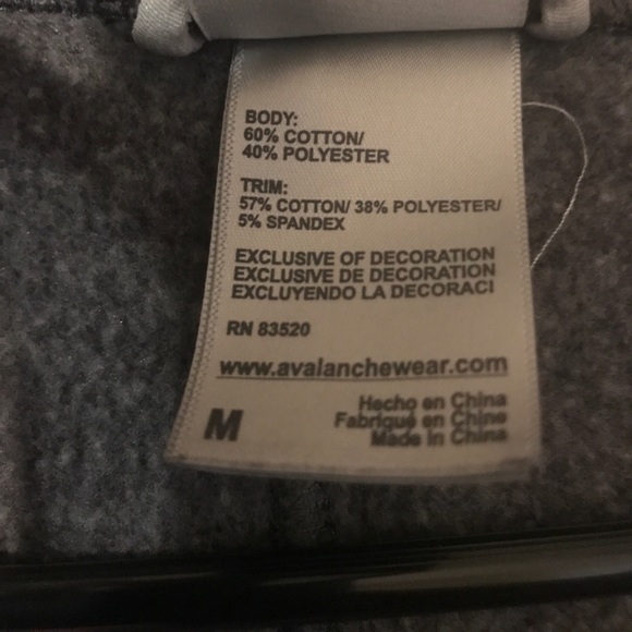 Avalanche gray zip up jacket - Picture 6 of 7