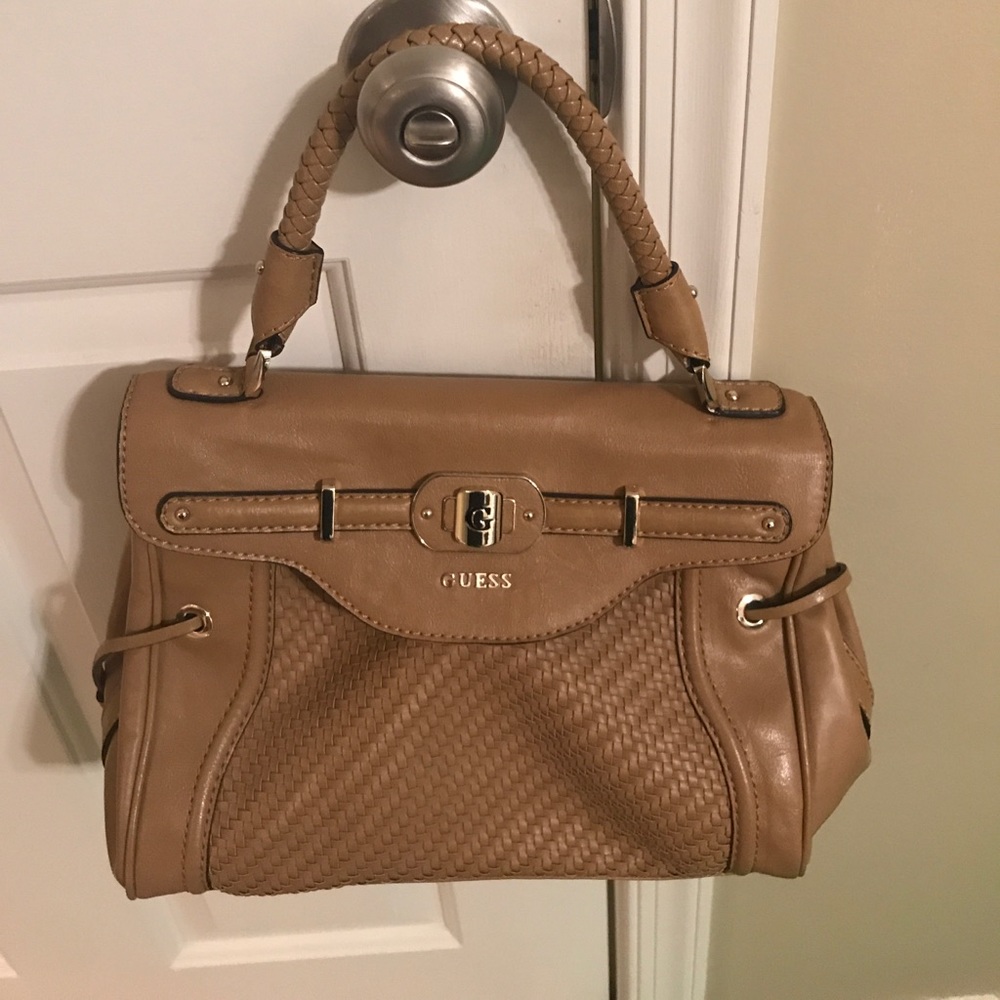 Tan GUESS Handbag