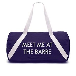 New Private Party “Meet Me At The Barre” Gym Bag