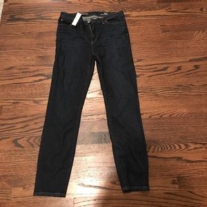JCrew indigo high rise skinny jeans.