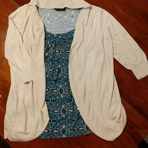 Tank top and cardigan bundle