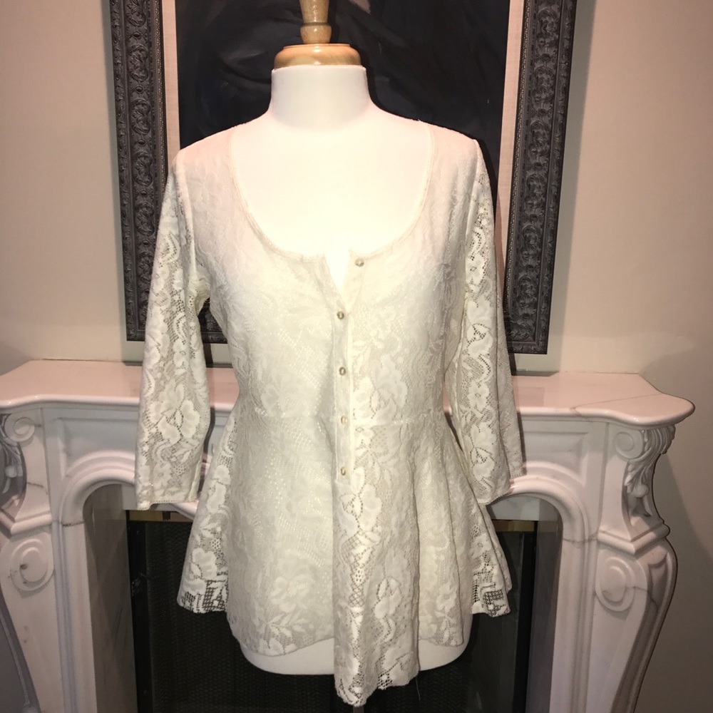 Free people lace top