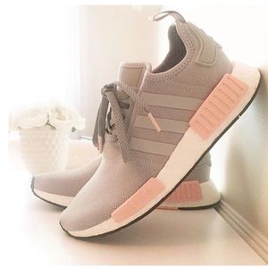 Limited Edition Adidas NMD R1 Grey & Vapour Pink