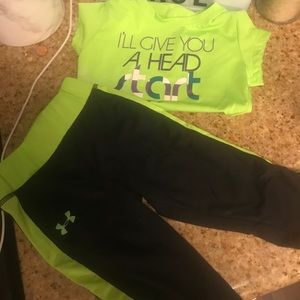 Under armour athletic set