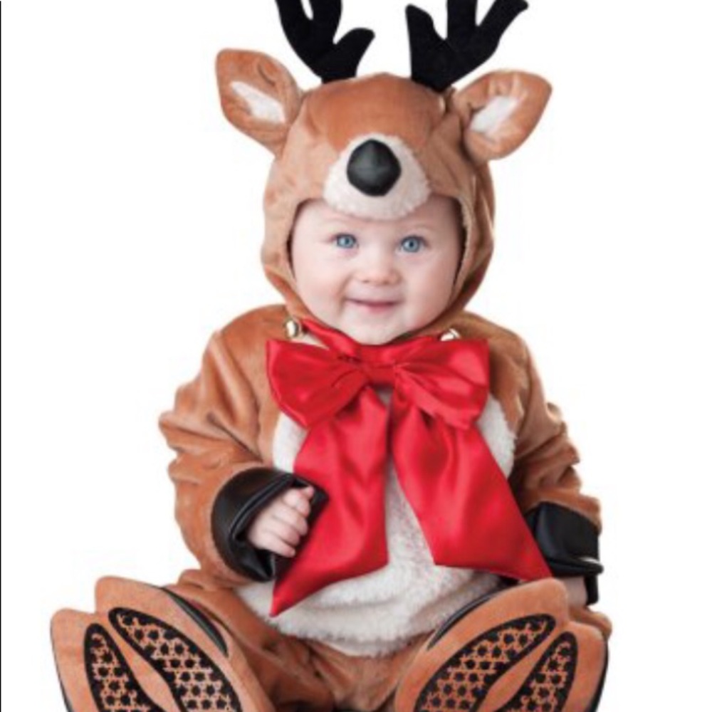 Reindeer Baby Costume Sz 6-12M