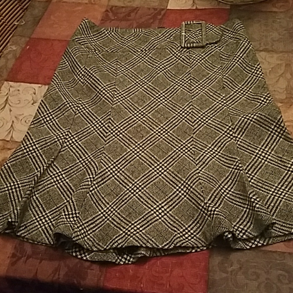 Polyester pleated skirt