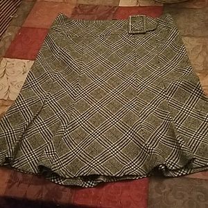 Polyester pleated skirt