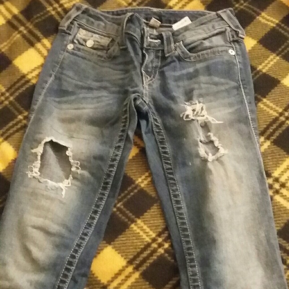 Blue straight leg jeans - Picture 1 of 2