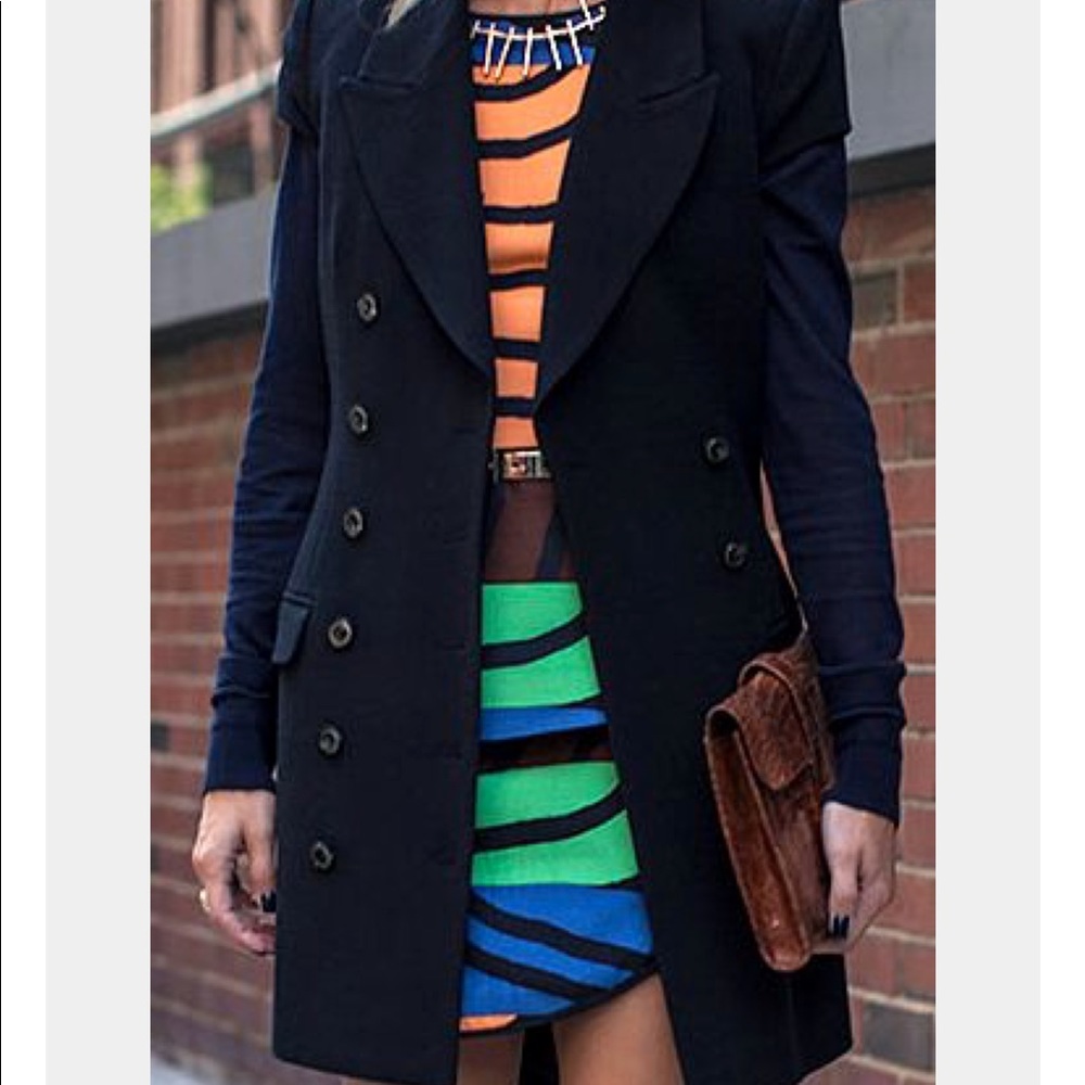 New Olivia Palermo Fave Tibi multi color dress 4