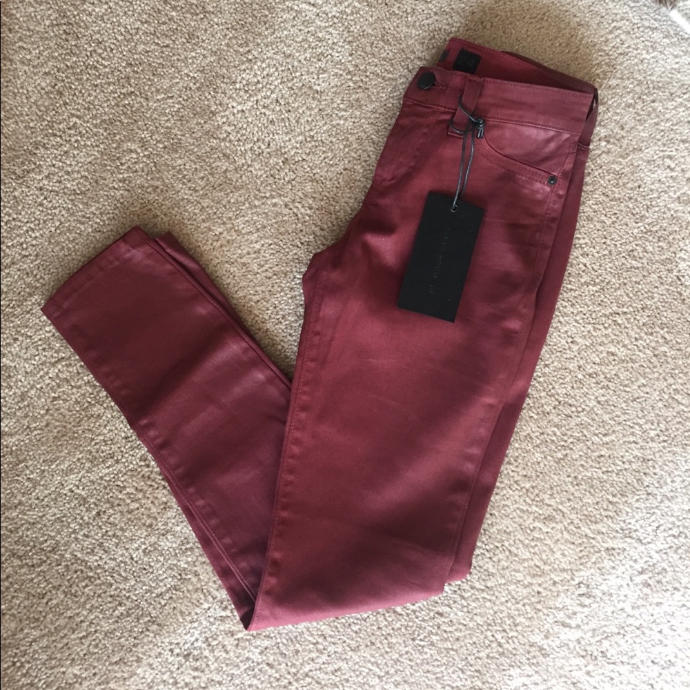 Black Label - Coated Burgundy- 24