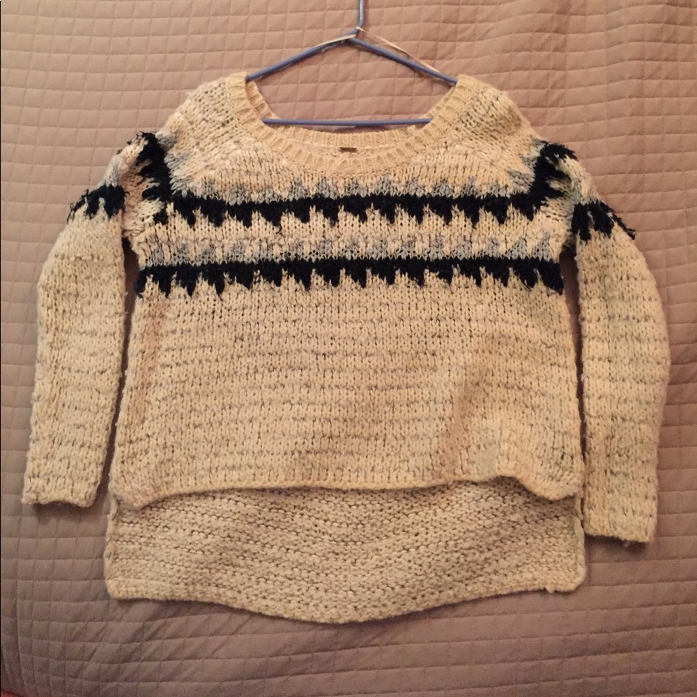 Oversized knit sweater