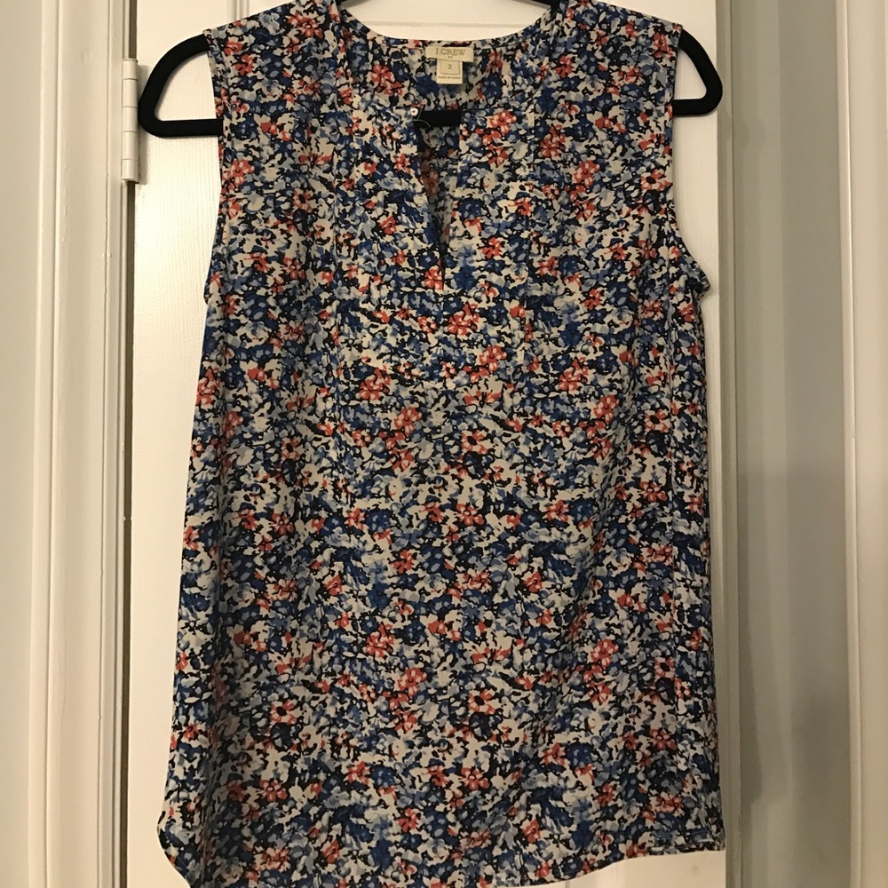 Jcrew printed shell