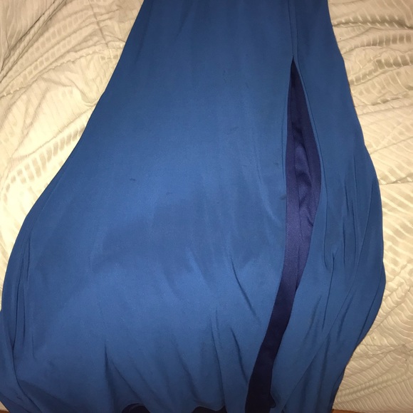 Mac Duggal Royal Blue Long Dress - Picture 2 of 5