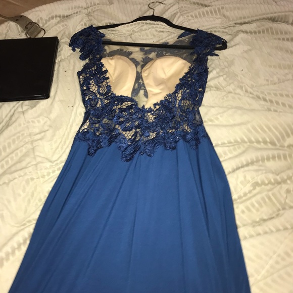 Mac Duggal Royal Blue Long Dress - Picture 3 of 5