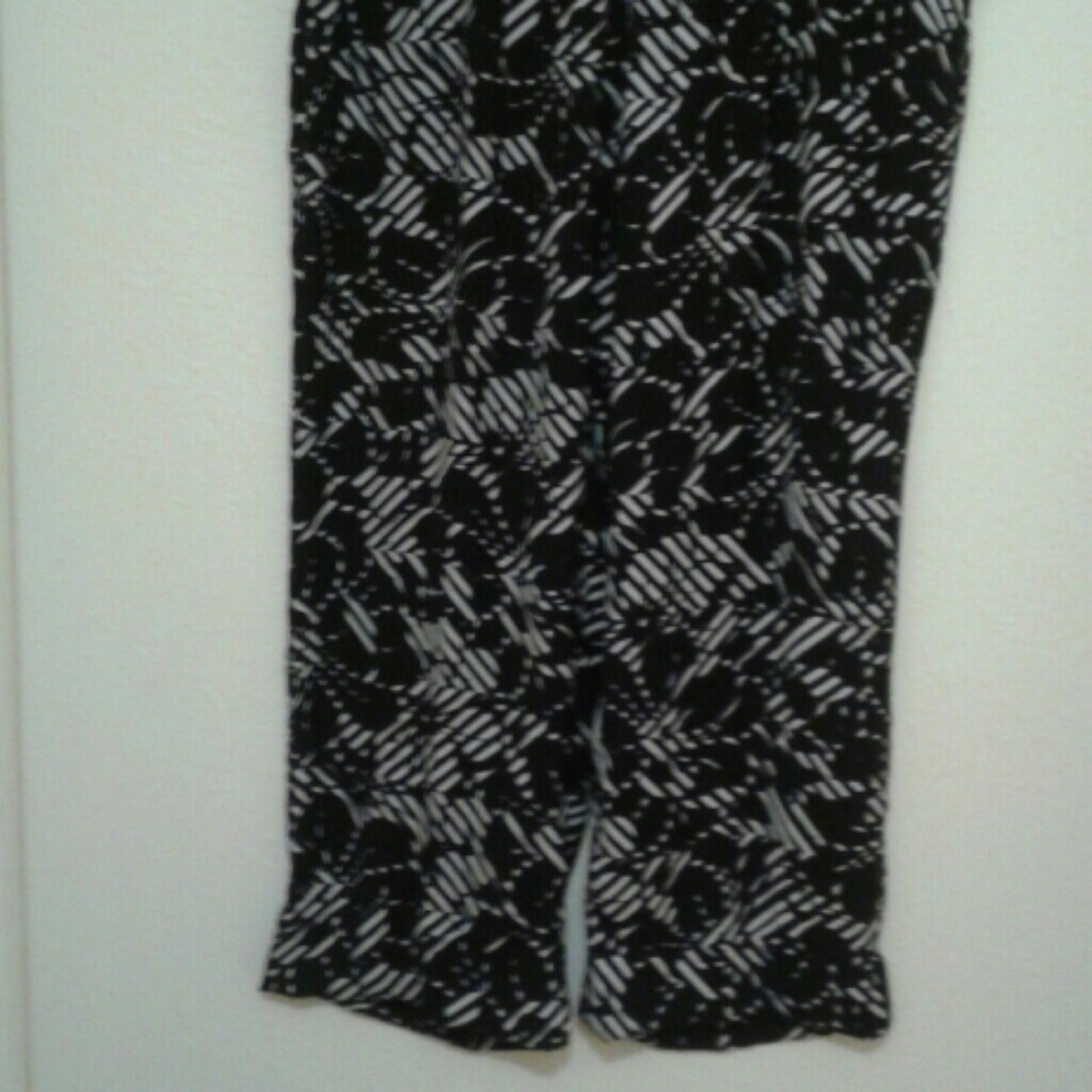 Floral-Striped Abstract Pant - Picture 3 of 4