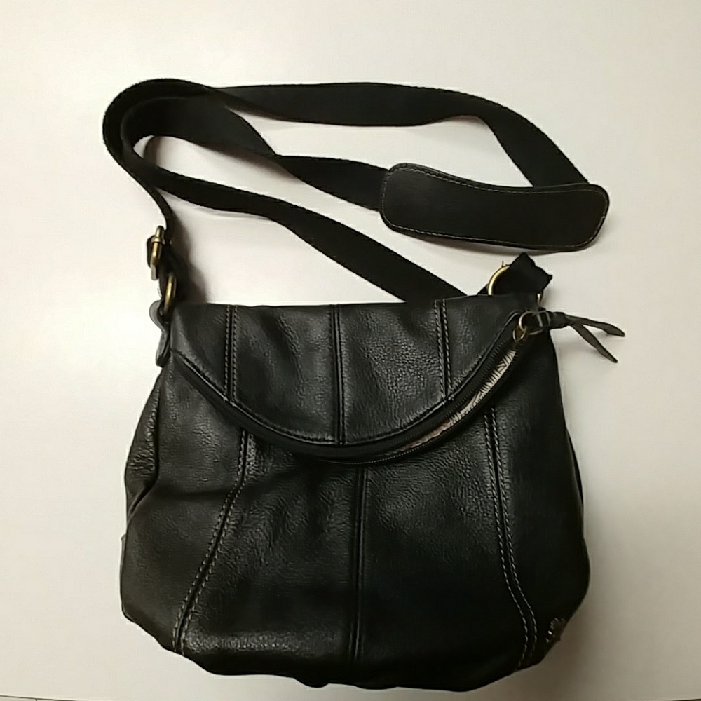 The Sak Deena Black Leather Crossbody