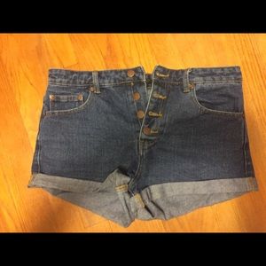 High waisted Forever21 jean shorts!