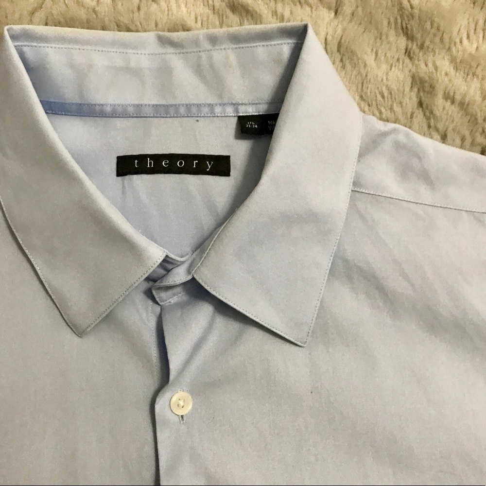 THEORY light blue dress shirt