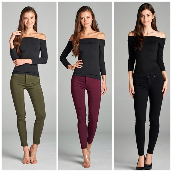 🆕🌸 Olive 5 Pocket Skinny Ponte Pant - Picture 5 of 6