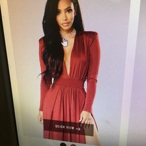 Long dress never worn. From Fashion Nova