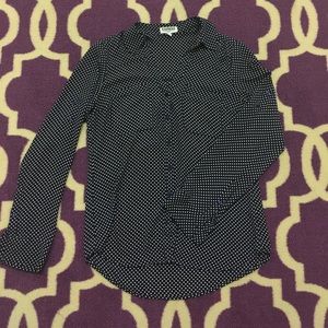 Express Slim Fit Navy White Dot Portofino