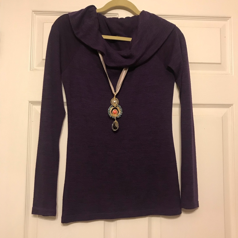 Rue 21 Purple Longsleeve Sweater Shirt