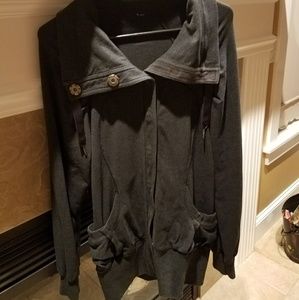 Lululemon soft layer hoodie with snap closure