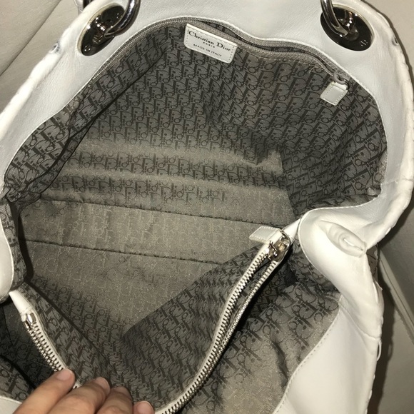 Christian Dior Large Ivory Lady Dior - Picture 2 of 7