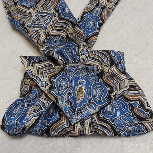 Silk tie coin purse - Picture 2 of 5