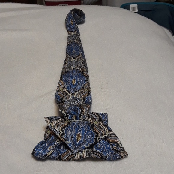 Silk tie coin purse - Picture 4 of 5